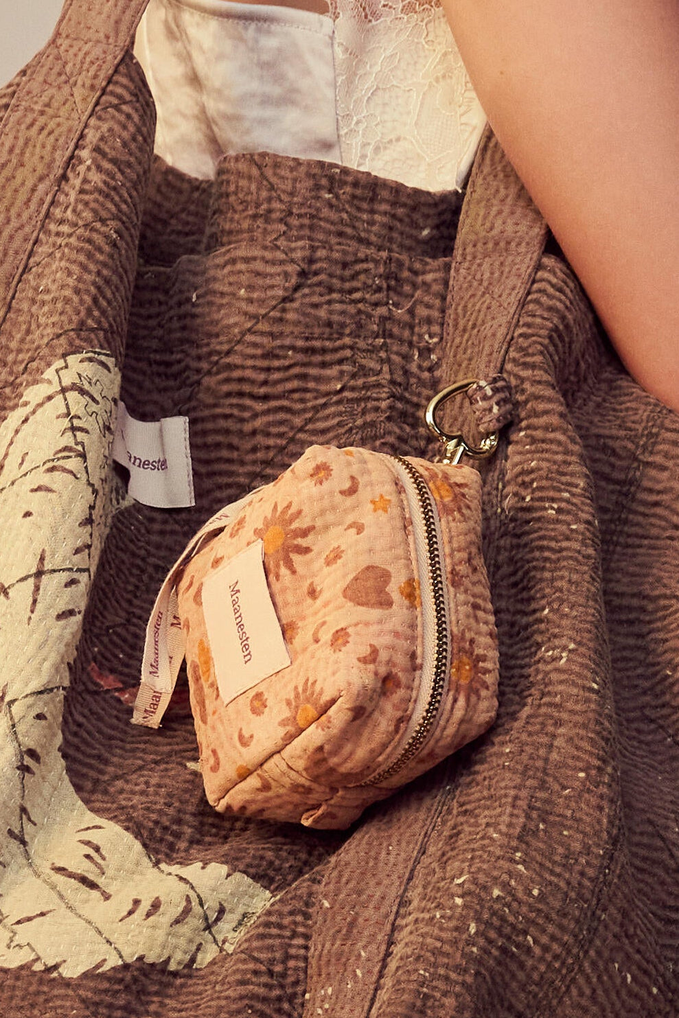 Marisol Keychain taske - Peach